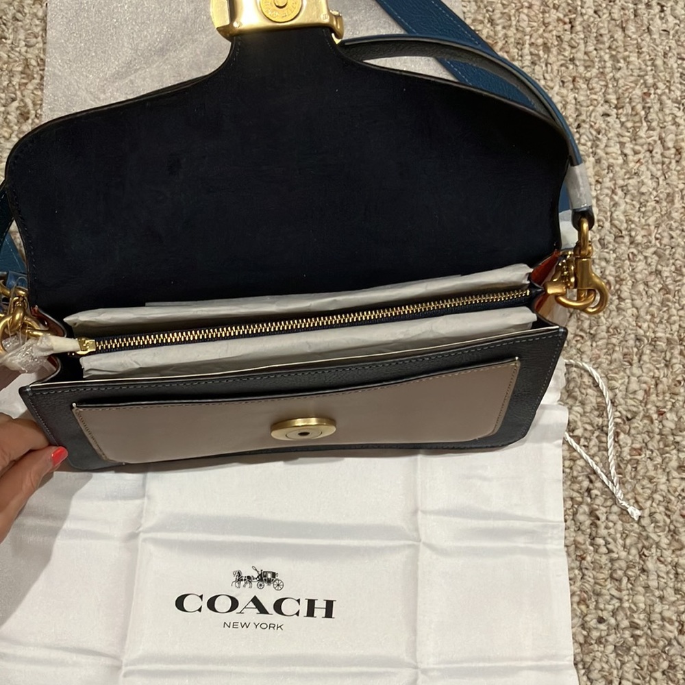 Coach Tabby Shoulder Bag 26 In Colorblock 76105 - Picture 9 of 13
